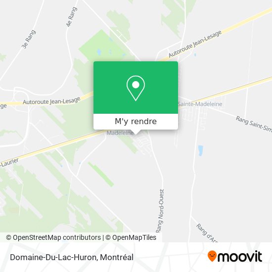Domaine-Du-Lac-Huron plan