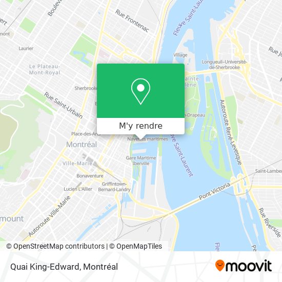 Quai King-Edward plan