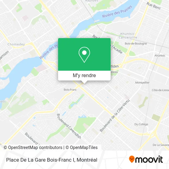 Place De La Gare Bois-Franc I plan