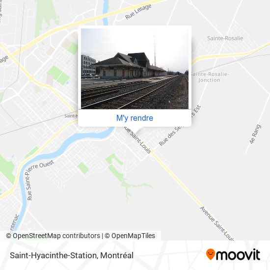 Saint-Hyacinthe-Station plan