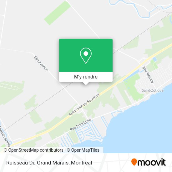Ruisseau Du Grand Marais plan