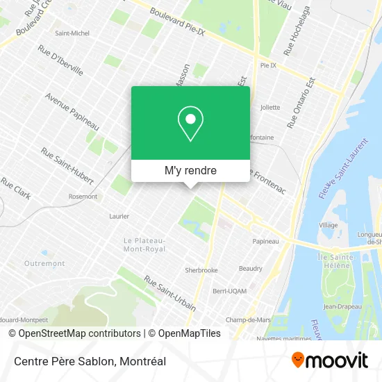 Centre Père Sablon plan