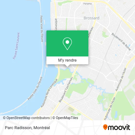 Parc Radisson plan