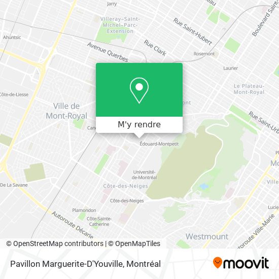 Pavillon Marguerite-D'Youville plan
