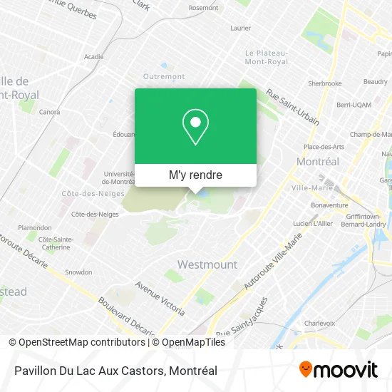 Pavillon Du Lac Aux Castors plan