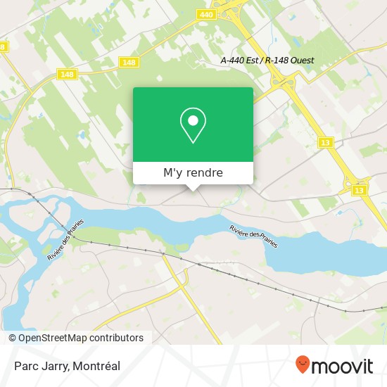 Parc Jarry plan