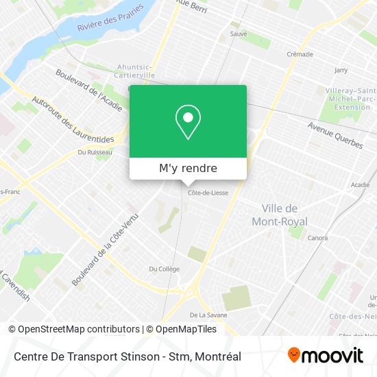 Centre De Transport Stinson - Stm plan