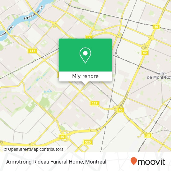 Armstrong-Rideau Funeral Home plan