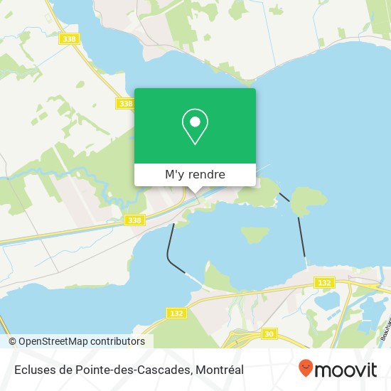 Ecluses de Pointe-des-Cascades plan