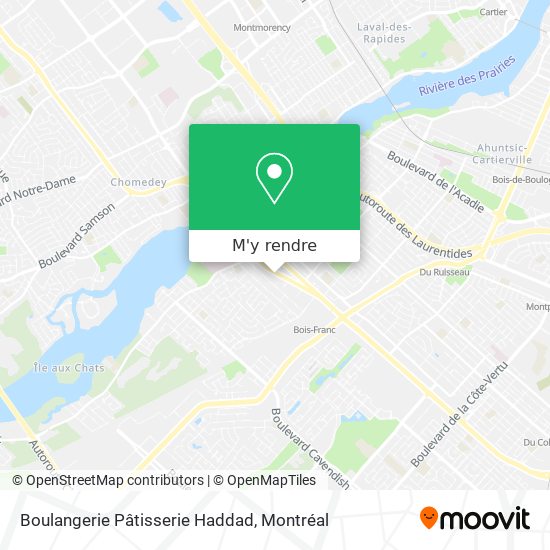 Boulangerie Pâtisserie Haddad plan