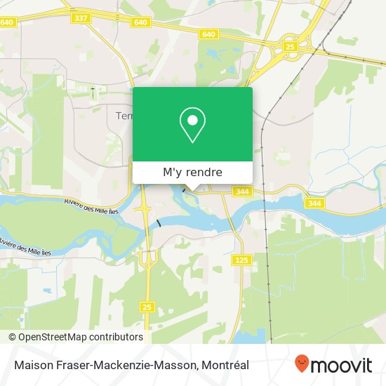 Maison Fraser-Mackenzie-Masson plan