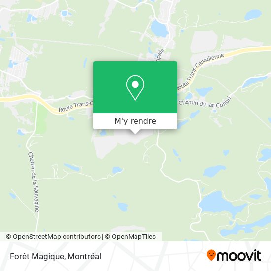 Forêt Magique plan