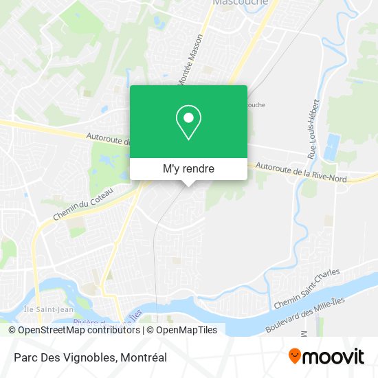 Parc Des Vignobles plan