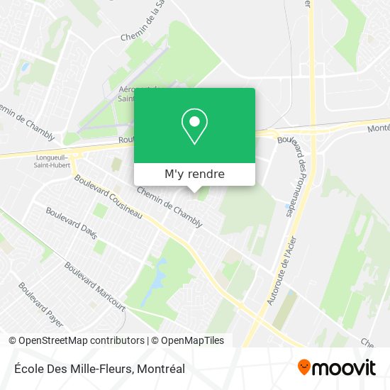 École Des Mille-Fleurs plan