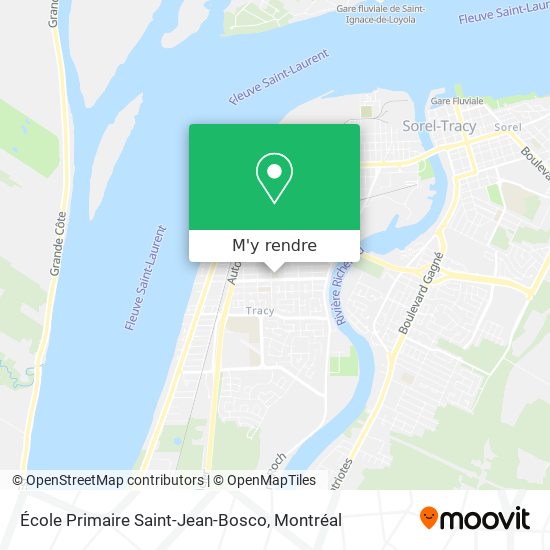 École Primaire Saint-Jean-Bosco plan