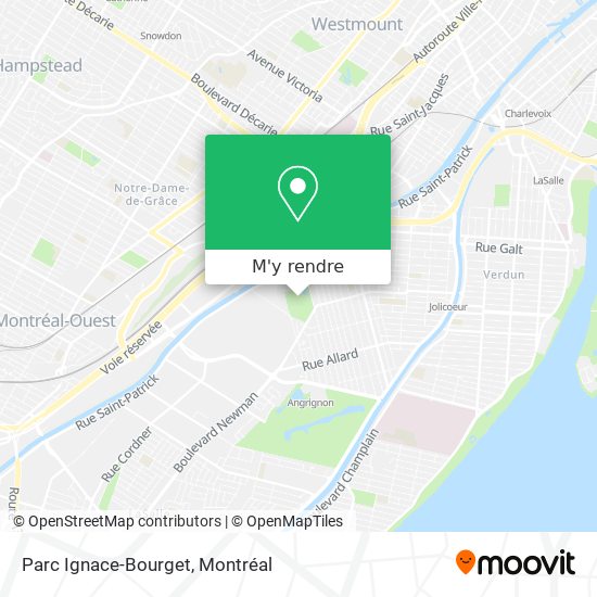 Parc Ignace-Bourget plan