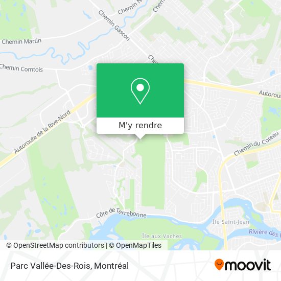 Parc Vallée-Des-Rois plan