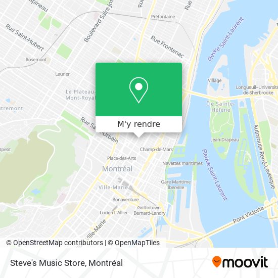 Steve's Music Store plan
