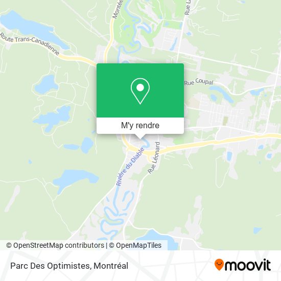 Parc Des Optimistes plan