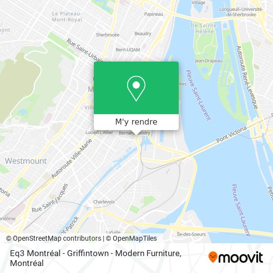 Eq3 Montréal - Griffintown - Modern Furniture plan