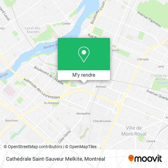 Cathédrale Saint-Sauveur Melkite plan