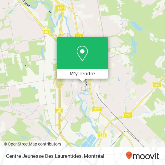 Centre Jeunesse Des Laurentides plan