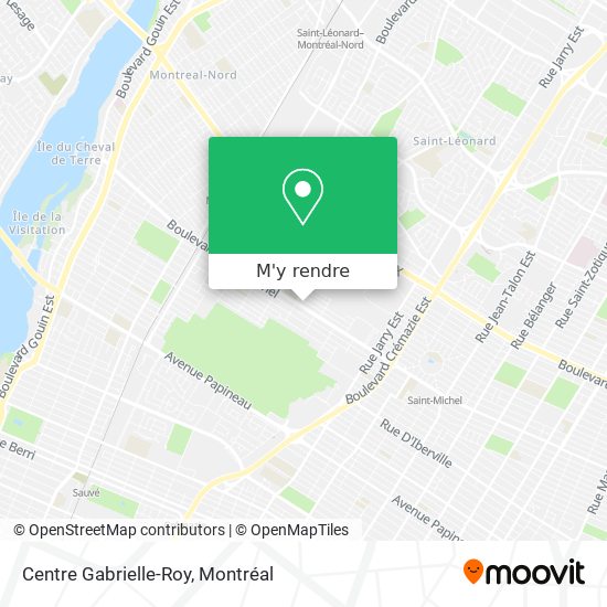 Centre Gabrielle-Roy plan