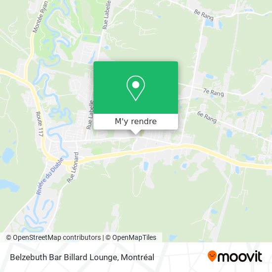 Belzebuth Bar Billard Lounge plan