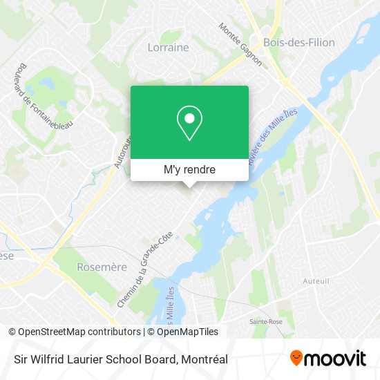 Sir Wilfrid Laurier School Board plan