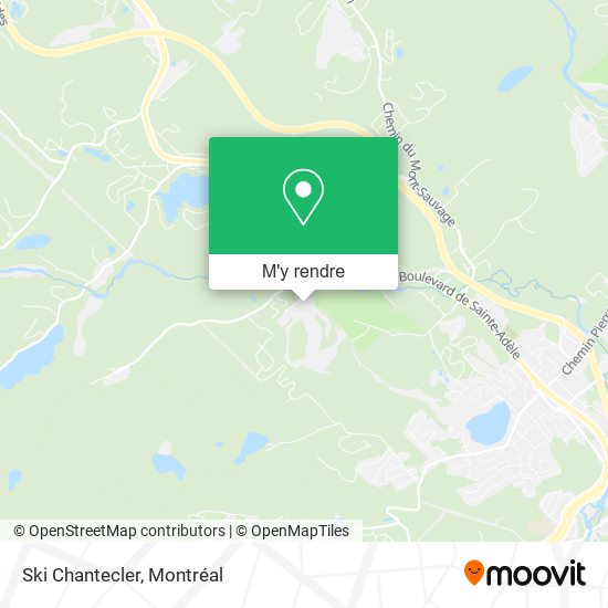 Ski Chantecler plan