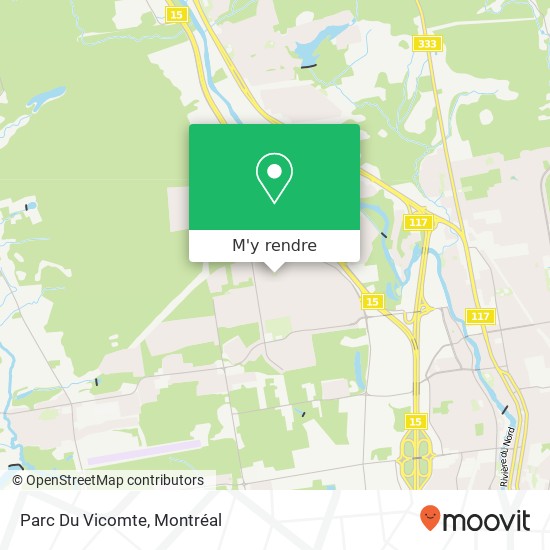 Parc Du Vicomte plan