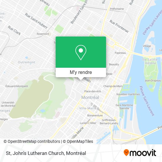 St, John's Lutheran Church plan
