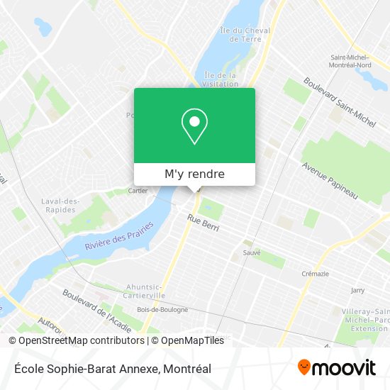 École Sophie-Barat Annexe plan