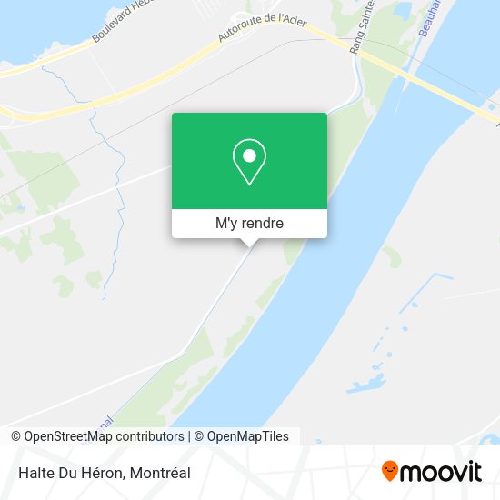 Halte Du Héron plan