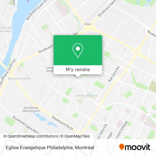 Eglise Evangelique Philadelphie plan