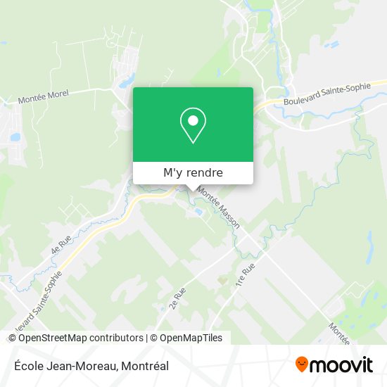 École Jean-Moreau plan