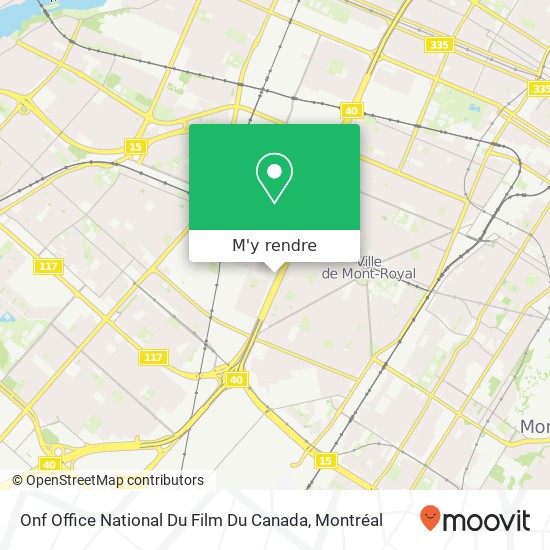 Onf Office National Du Film Du Canada plan