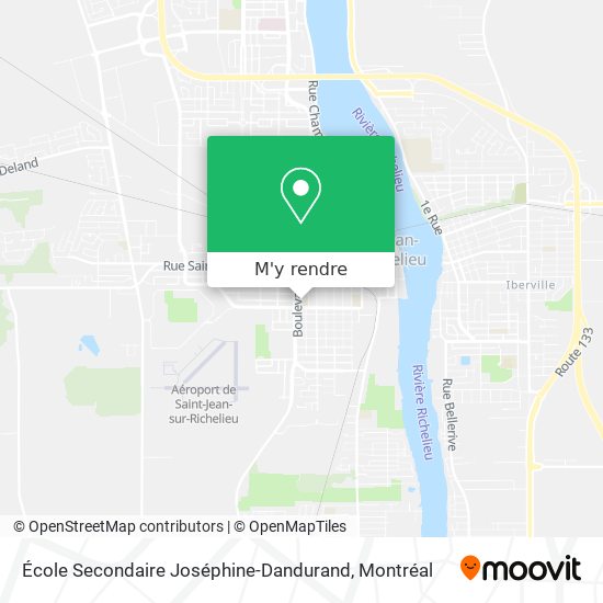 École Secondaire Joséphine-Dandurand plan