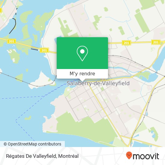 Régates De Valleyfield plan