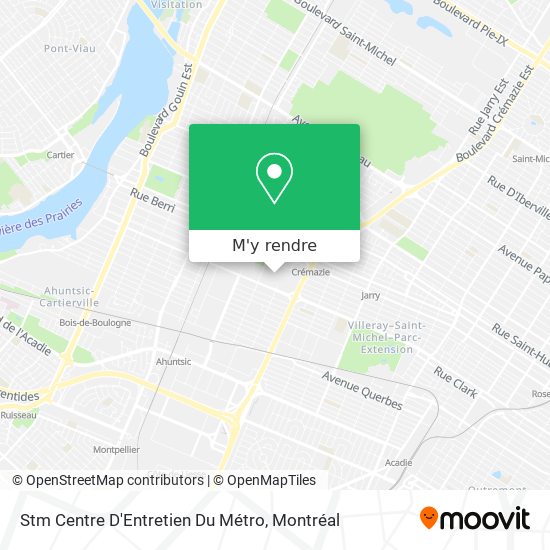 Stm Centre D'Entretien Du Métro plan
