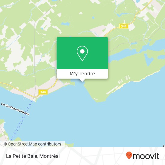 La Petite Baie plan