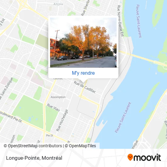 Longue-Pointe plan