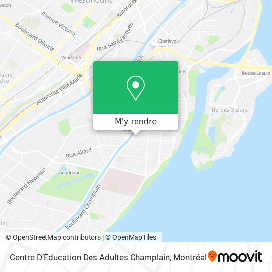 Centre D’Éducation Des Adultes Champlain plan