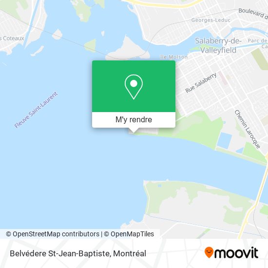 Belvédere St-Jean-Baptiste plan