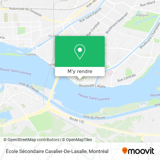 École Sécondaire Cavalier-De-Lasalle plan