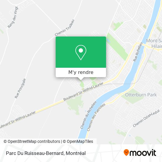 Parc Du Ruisseau-Bernard plan