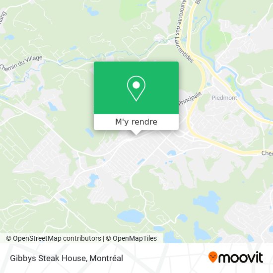 Gibbys Steak House plan