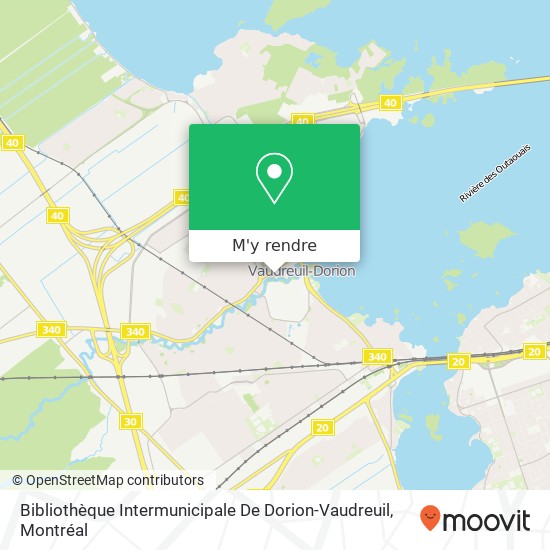 Bibliothèque Intermunicipale De Dorion-Vaudreuil plan