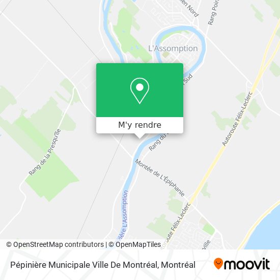 Pépinière Municipale Ville De Montréal plan