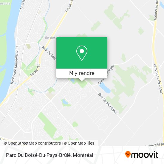 Parc Du Boisé-Du-Pays-Brûlé plan